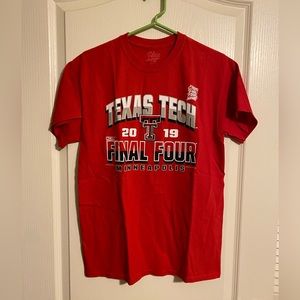 Tee Shirt Short Sleeve Texas Tech Red Size Medium